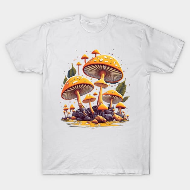 Love mushrooms T-Shirt by presstex.ua@gmail.com